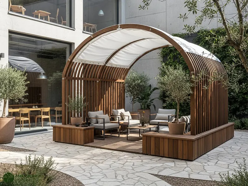 آلاچیق کافه باغ