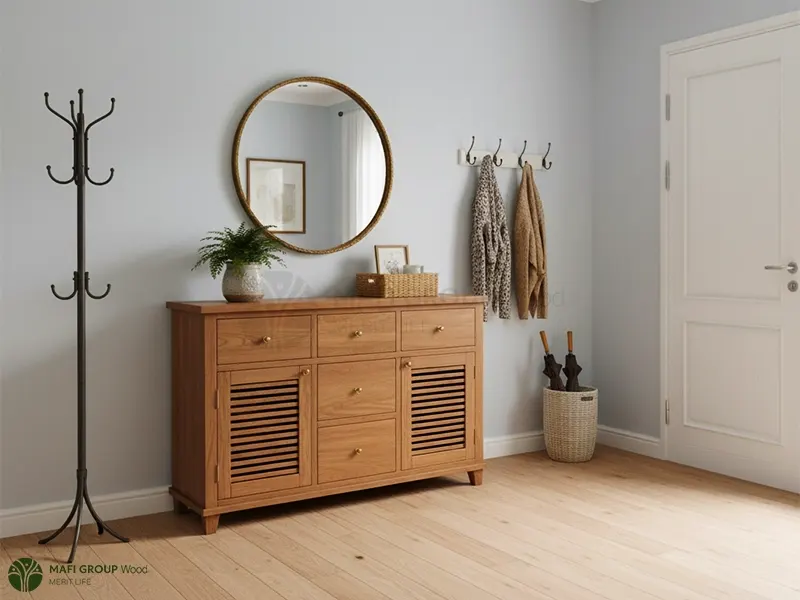 ورودی خانه ای که با یک جاکفشی نظم پیدا کرد + 9 مدل