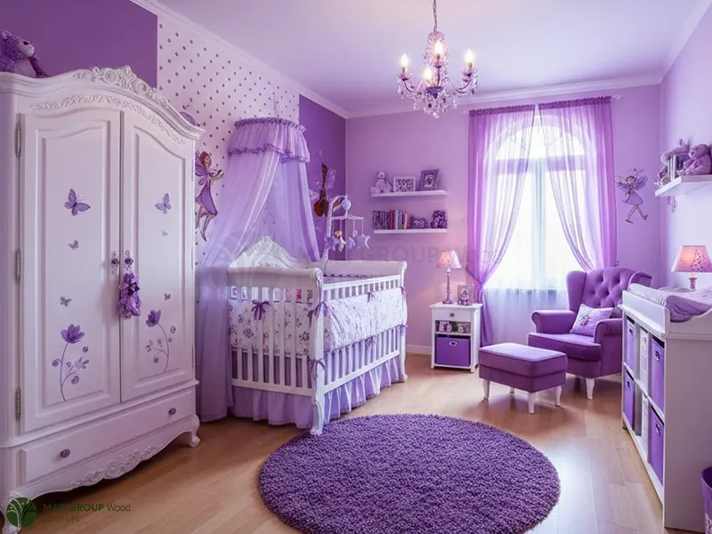 سرویس چوب اتاق نوزاد