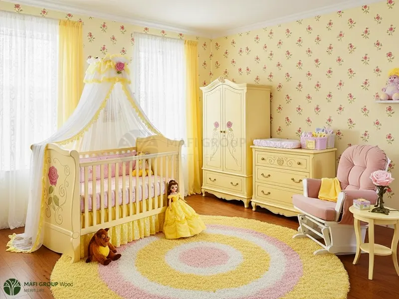 9 مدل تخت و کمد نوزاد دختر