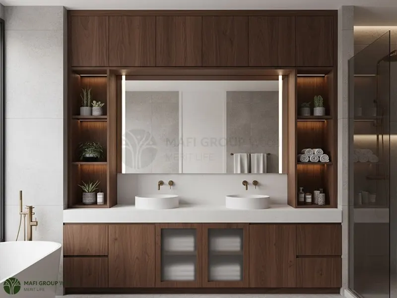 10 کمد شیک برای حمام