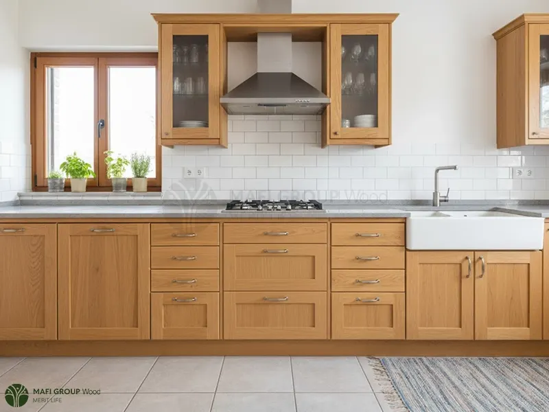 کابینت چوبی برای گاز رومیزی کابینت چوبی برای گاز رومیزی