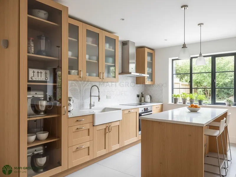 چیدمان وسایل برقی در آشپزخانه