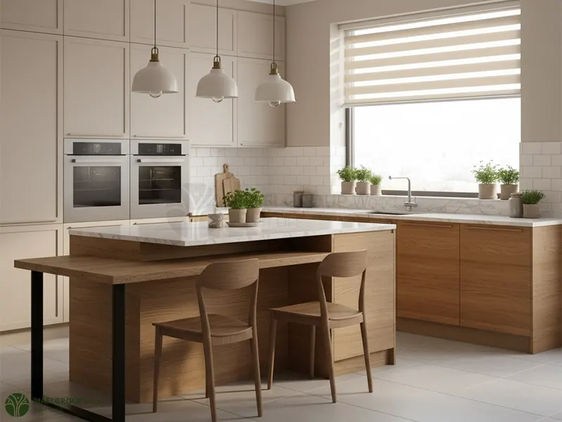 کابینت بژ با چه رنگی ست میشه؟