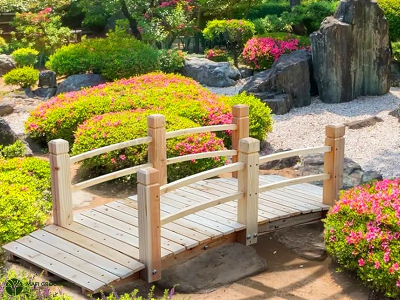 پل چوبی ساده